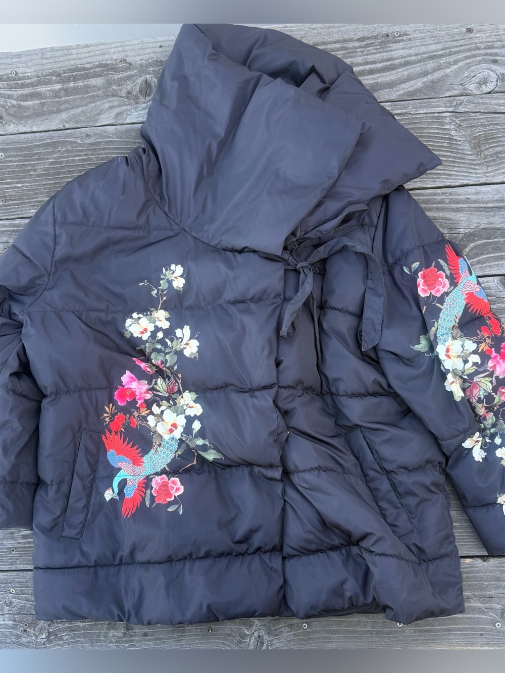 Gabby Isabella Printed puffer Jacket
